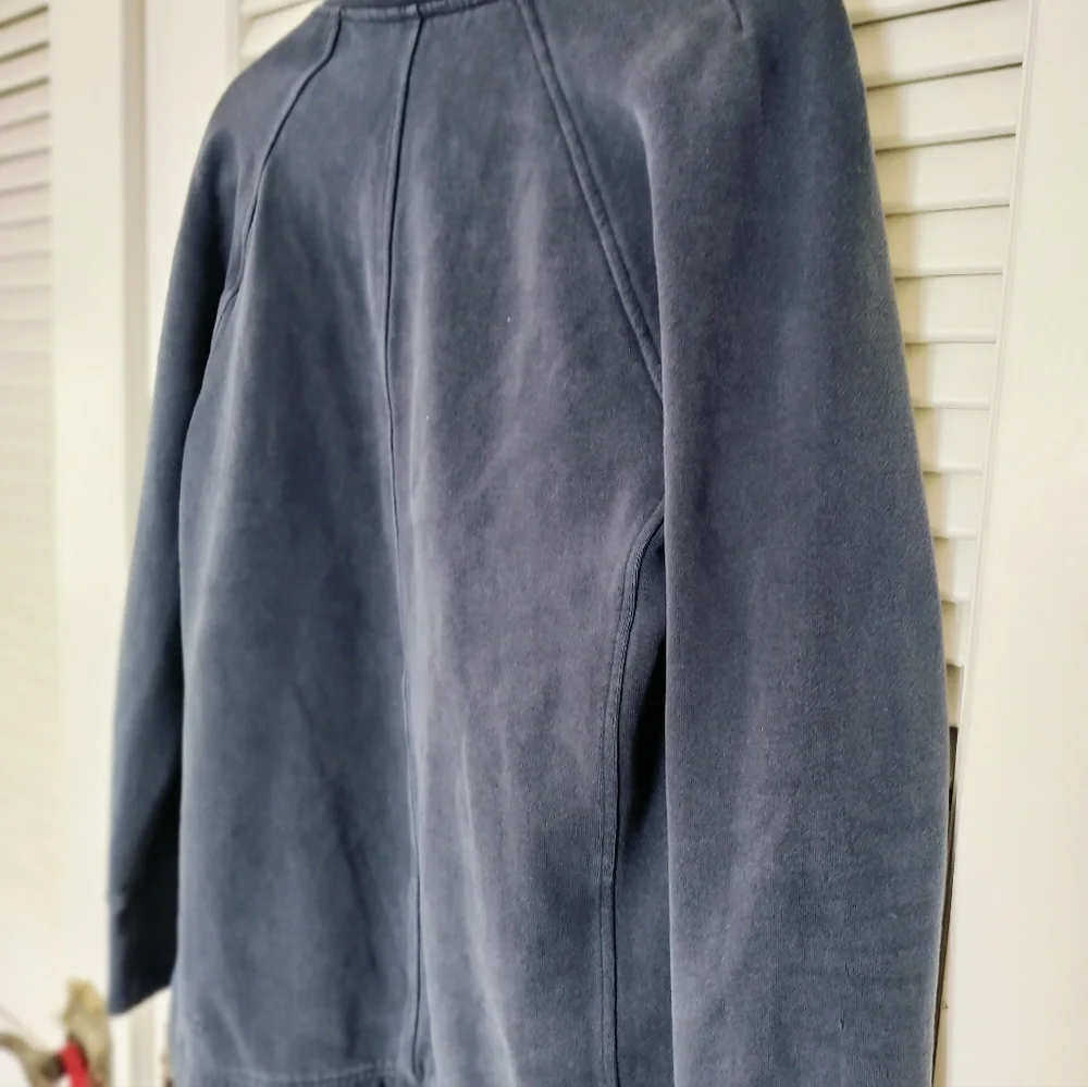 Lululemon Women's Asymmetrical Zip Sweatshirt Jacket Size 8 Faded Blue
